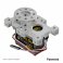 מחזיק מנוע Compact ServoBlock™ למנועי סרוו בגודל סטנדרטי עם ציר 3F-25T, רוחב 43 מ"מ