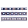רצועת לדים Addressable RGB - אורך 1 מטר, 144 לדים (SK9822)