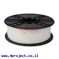 פלסטיק למדפסת תלת-מימד - לבן - PLA+ 1.75mm