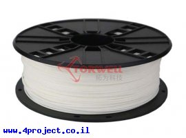 תמונה של מוצר פלסטיק למדפסת תלת-מימד - לבן - PLA+ 1.75mm