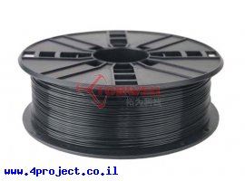 תמונה של מוצר פלסטיק למדפסת תלת-מימד - שחור - PLA+ 1.75mm
