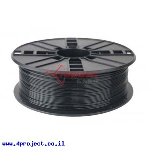 פלסטיק למדפסת תלת-מימד - שחור - PLA+ 1.75mm