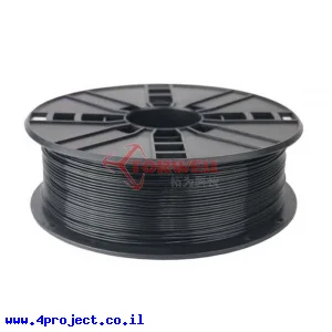 פלסטיק למדפסת תלת-מימד - שחור - PLA+ 1.75mm