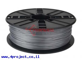 תמונה של מוצר פלסטיק למדפסת תלת-מימד - כסף - PLA+ 1.75mm