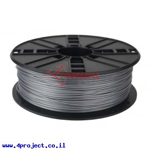 פלסטיק למדפסת תלת-מימד - כסף - PLA+ 1.75mm