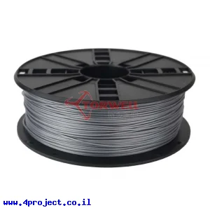 פלסטיק למדפסת תלת-מימד - כסף - PLA+ 1.75mm