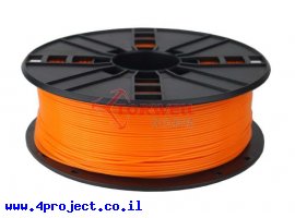 תמונה של מוצר פלסטיק למדפסת תלת-מימד - כתום - PLA+ 1.75mm