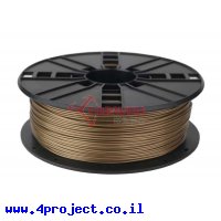 פלסטיק למדפסת תלת-מימד - זהב - PLA+ 1.75mm