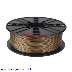 פלסטיק למדפסת תלת-מימד - זהב - PLA+ 1.75mm