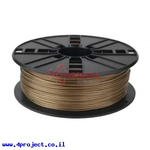 פלסטיק למדפסת תלת-מימד - זהב - PLA+ 1.75mm
