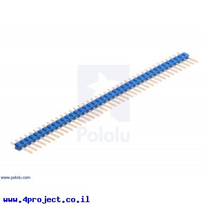 מחבר שורה זכר - 1x40 (כחול)