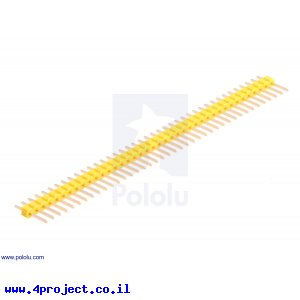 מחבר שורה זכר - 1x40 (צהוב)