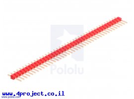 תמונה של מוצר מחבר שורה זכר - 1x40 (אדום)