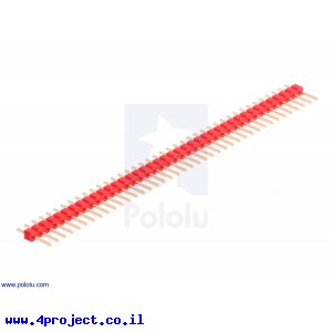 מחבר שורה זכר - 1x40 (אדום)