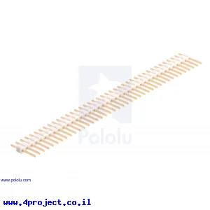 מחבר שורה זכר - 1x40 (לבן)