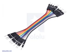 תמונה של מוצר חוט גישור איכותי - זכר/זכר 7.5 ס"מ - 10 מחוברים יחד