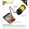 מנוע 36Dx127L מהירות 60rpm @ 12V עם מקודד - סדרה 5202 - ציר 6 מ"מ
