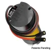 מנוע 36Dx118L מהירות 223rpm @ 12V עם מקודד - סדרה 5202 - ציר 6 מ"מ