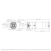 מנוע 36Dx118L מהירות 223rpm @ 12V עם מקודד - סדרה 5202 - ציר 6 מ"מ