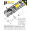 מנוע 36Dx118L מהירות 312rpm @ 12V עם מקודד - סדרה 5202 - ציר 6 מ"מ