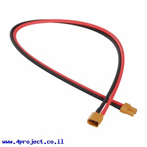 כבל מאריך למחברי XT30 - אורך 60 ס"מ