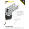 גלגל שיניים Miter MOD0.8 לציר 1/4", 45 מעלות, פלדה - 24 שיניים