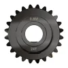 גלגל שיניים Miter MOD0.8 לציר 1/4", 45 מעלות, פלדה - 24 שיניים