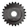 גלגל שיניים Miter MOD0.8 לציר 5 מ"מ, 45 מעלות, פלדה - 24 שיניים