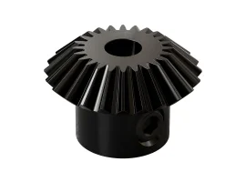 תמונה של מוצר גלגל שיניים Miter MOD0.8 לציר 5 מ"מ, 45 מעלות, פלדה - 24 שיניים