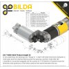 גלגל שיניים Miter MOD0.8 לציר 6 מ"מ, 45 מעלות, פלדה - 24 שיניים