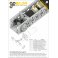 גלגל שיניים Miter MOD0.8 לציר 6 מ"מ, 45 מעלות, פלדה - 24 שיניים