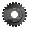 גלגל שיניים Miter MOD0.8 לציר 6 מ"מ, 45 מעלות, פלדה - 24 שיניים