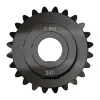 גלגל שיניים Miter MOD0.8 לציר 6 מ"מ, 45 מעלות, פלדה - 24 שיניים