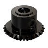 גלגל שיניים Miter MOD0.8 לציר 6 מ"מ, 45 מעלות, פלדה - 24 שיניים
