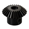גלגל שיניים Miter MOD0.8 לציר 6 מ"מ, 45 מעלות, פלדה - 24 שיניים