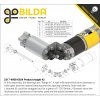 גלגל שיניים Miter MOD0.8 לציר REX 8 מ"מ, 45 מעלות, פלדה - 24 שיניים