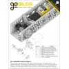 גלגל שיניים Miter MOD0.8 לציר REX 8 מ"מ, 45 מעלות, פלדה - 24 שיניים