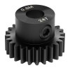 גלגל שיניים MOD0.8 לציר 1/4" עגול, פלדה - 24 שיניים