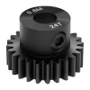 גלגל שיניים MOD0.8 לציר 1/4" עגול, פלדה - 24 שיניים