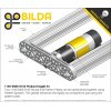 לוח מחורר תבנית goBILDA מעוגל, מידות 32x152 מ"מ, 1x6 חורים, אלומיניום