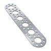 לוח מחורר תבנית goBILDA מעוגל, מידות 32x152 מ"מ, 1x6 חורים, אלומיניום