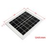 תא סולארי 6V/5W (Monocrystalline)