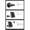 תא סולארי 5.5V/6W (Monocrystalline) - עם מעמד התקנה