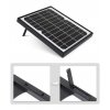 תא סולארי 5.5V/6W (Monocrystalline) - עם מעמד התקנה
