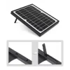 תא סולארי 5.5V/6W (Monocrystalline) - עם מעמד התקנה