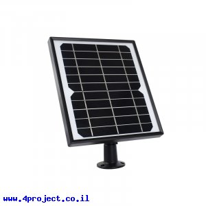 תא סולארי 5.5V/6W (Monocrystalline) - עם מעמד התקנה