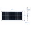 תא סולארי 18V/10W (Polycrystalline) - עם מייצב מתח ל-5V