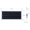 תא סולארי 18V/10W (Polycrystalline) - עם מייצב מתח ל-5V