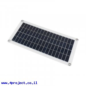 תא סולארי 18V/10W (Polycrystalline) - עם מייצב מתח ל-5V