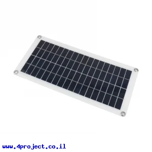 תא סולארי 18V/10W (Polycrystalline) - עם מייצב מתח ל-5V